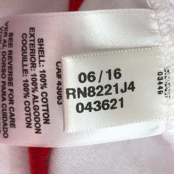 The Portland Trail Blazers Ringer Onesie by Adidas Infant 18M Red White Black - Picture 6 of 6